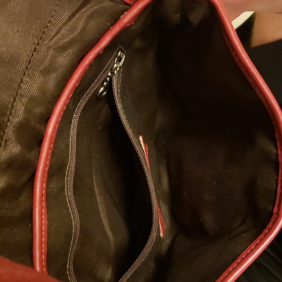 Coach red logo hobo bag - Picture 3 of 4